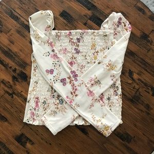 Art Class Floral Top